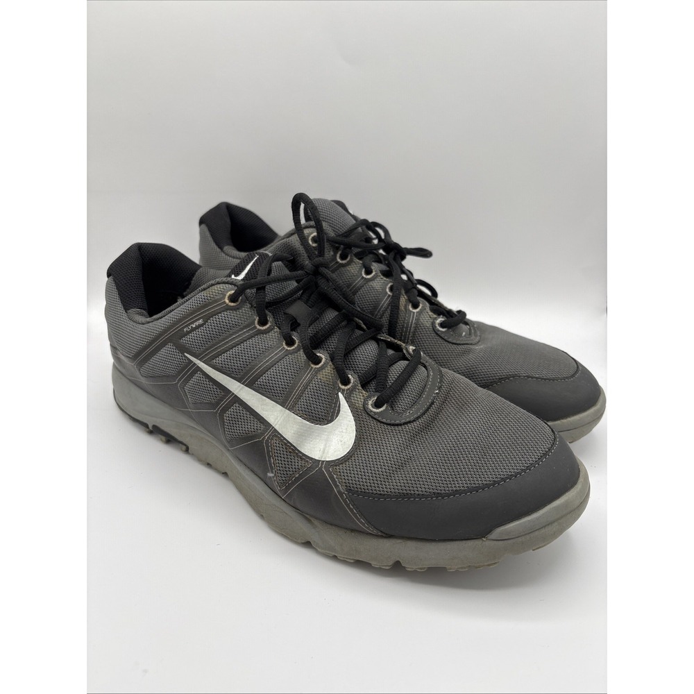 Nike Air Flywire Ln2 men Golf shoes Grey/Black Size 13 UK 12